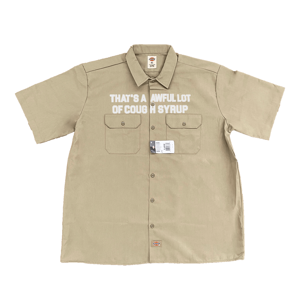 Cough Syrup Dickies Button Down By Desto Dubb