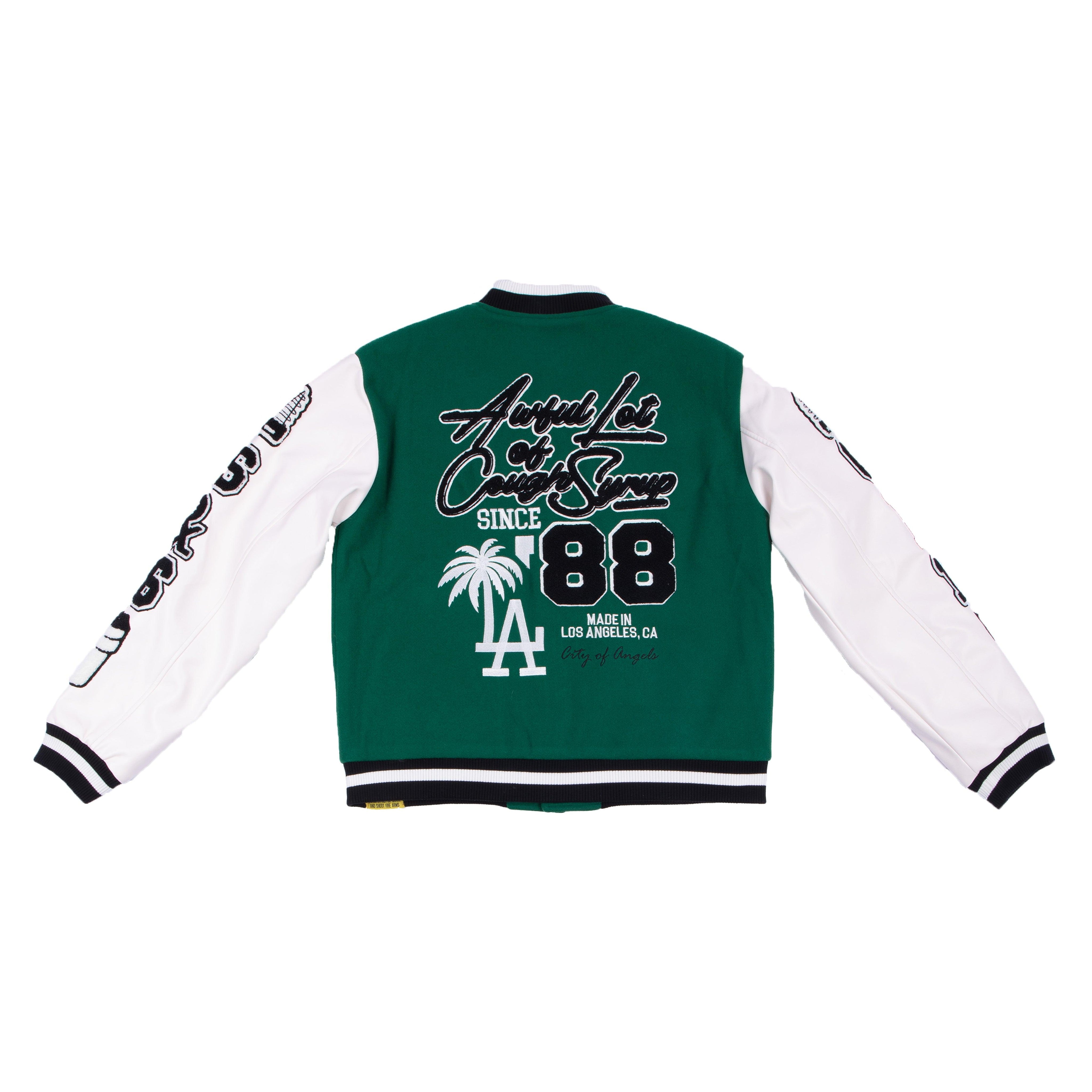 Cough Syrup Letterman Jacket By Desto Dubb