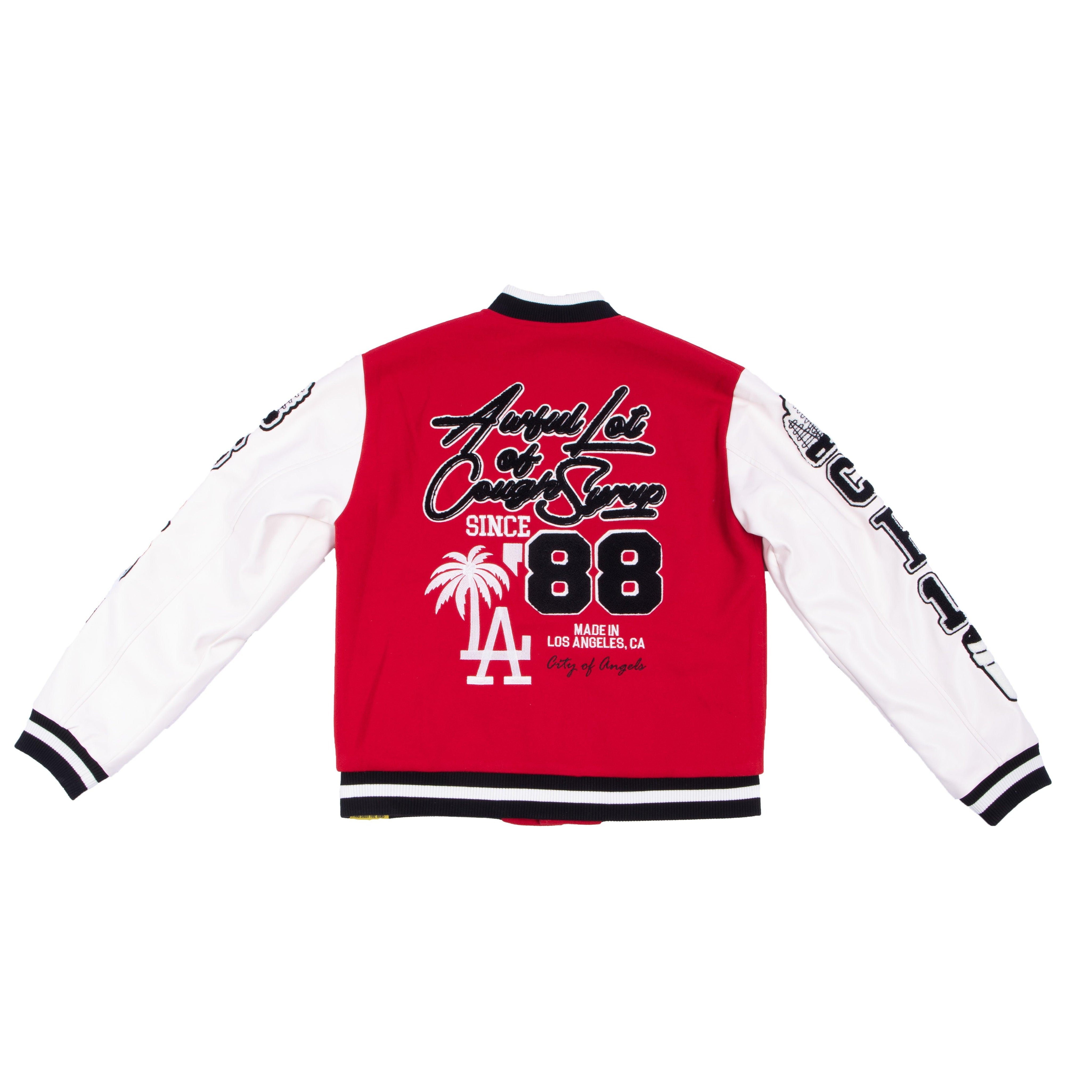 Cough Syrup Letterman Jacket By Desto Dubb