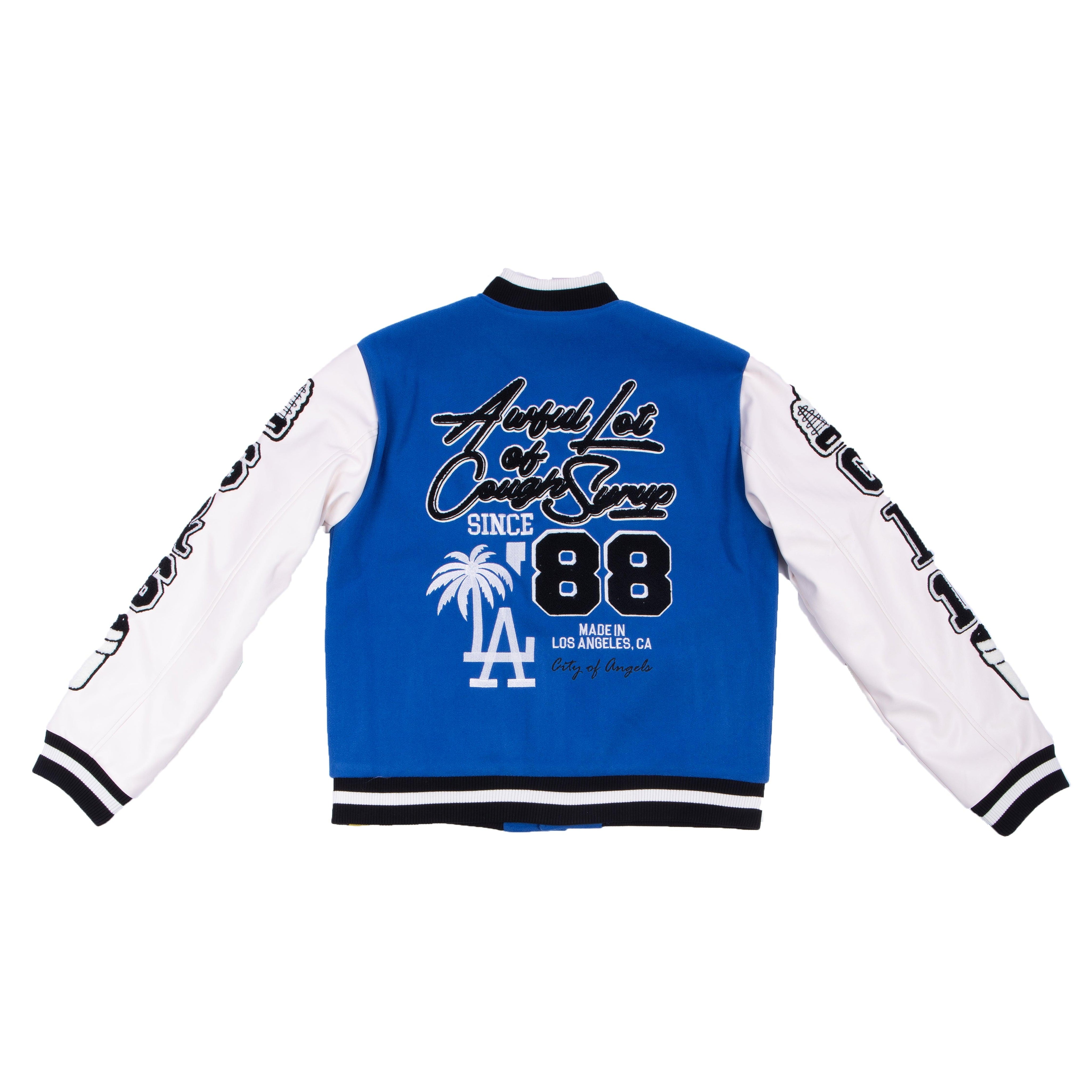 Cough Syrup Letterman Jacket By Desto Dubb
