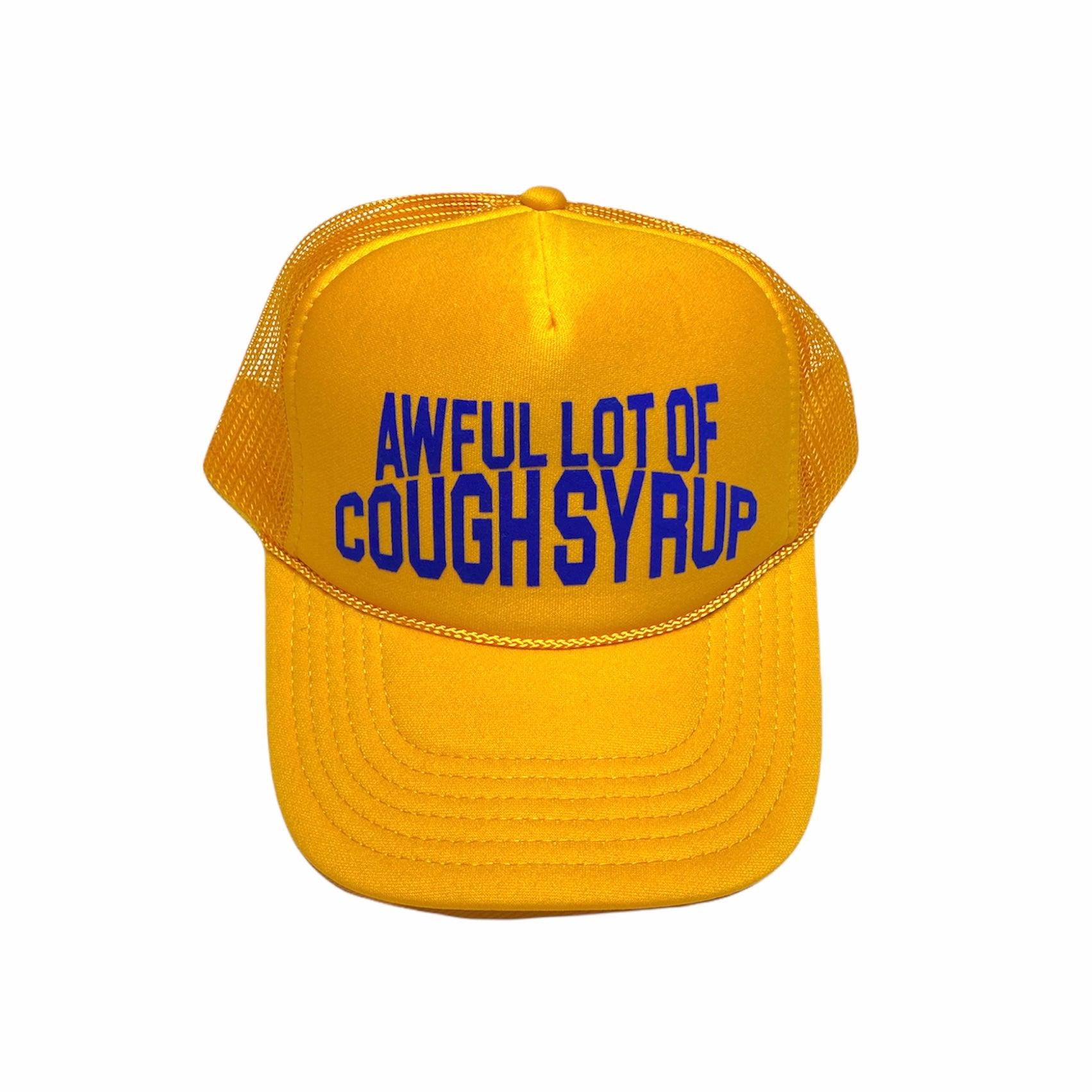 Cough Syrup Trucker Hat By Desto Dubb