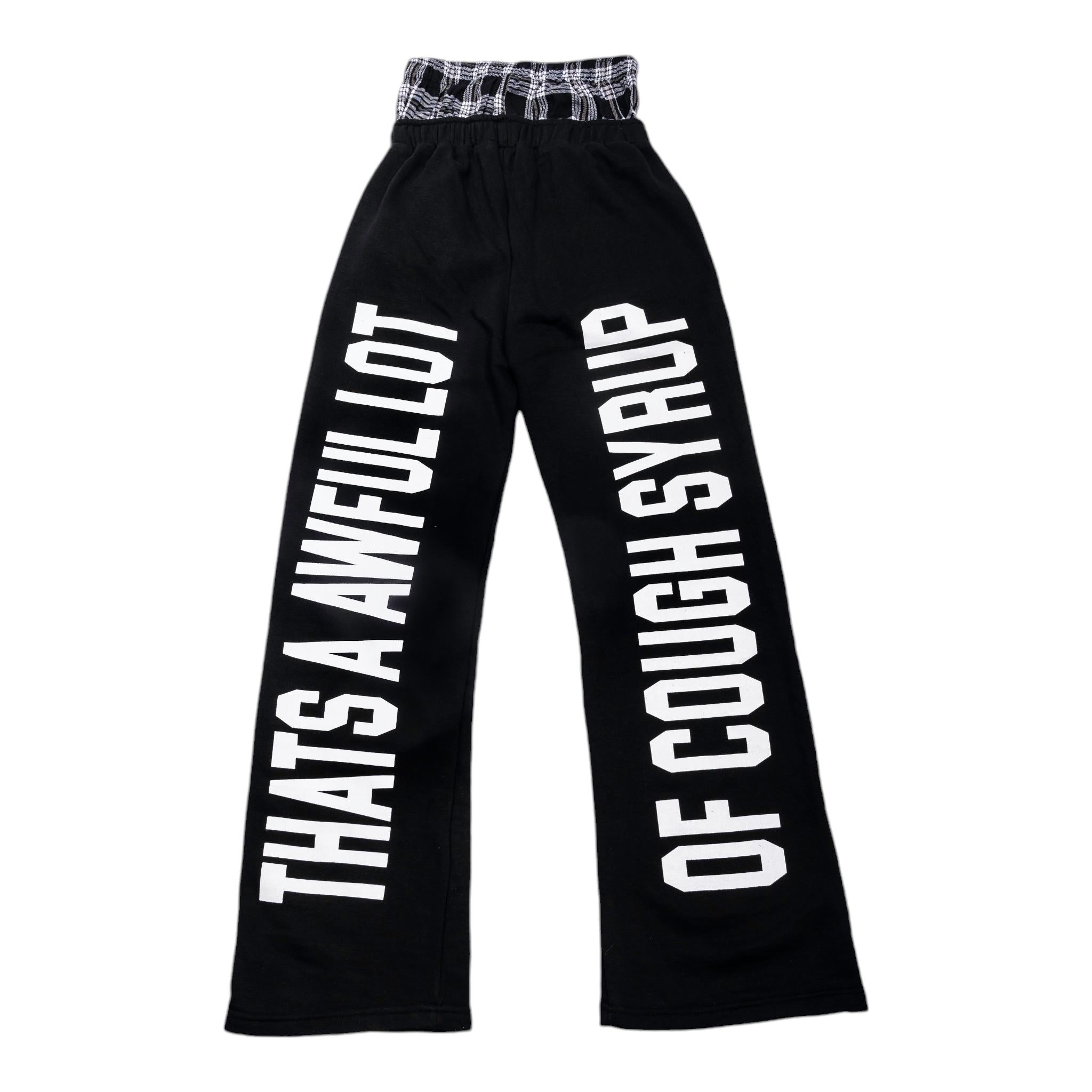 REZA x Cough Syrup Sweatpants – THATS A AWFUL LOT OF LLC REZA x Cough Syrup Sweatpants – THATS A AWFUL LOT OF LLC