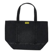 ALOCS Patch Denim Tote - Black — back
