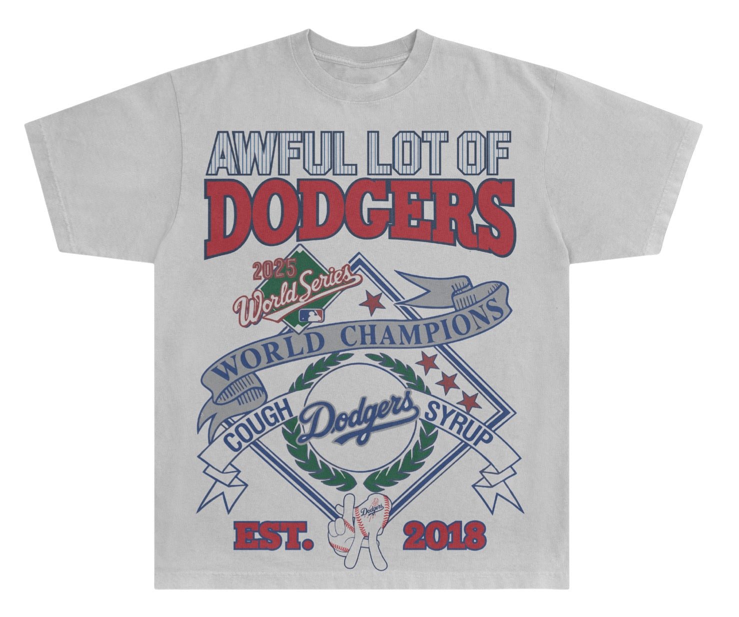 Awful Lot Of Dodgers T-Shirt By Desto Dubb