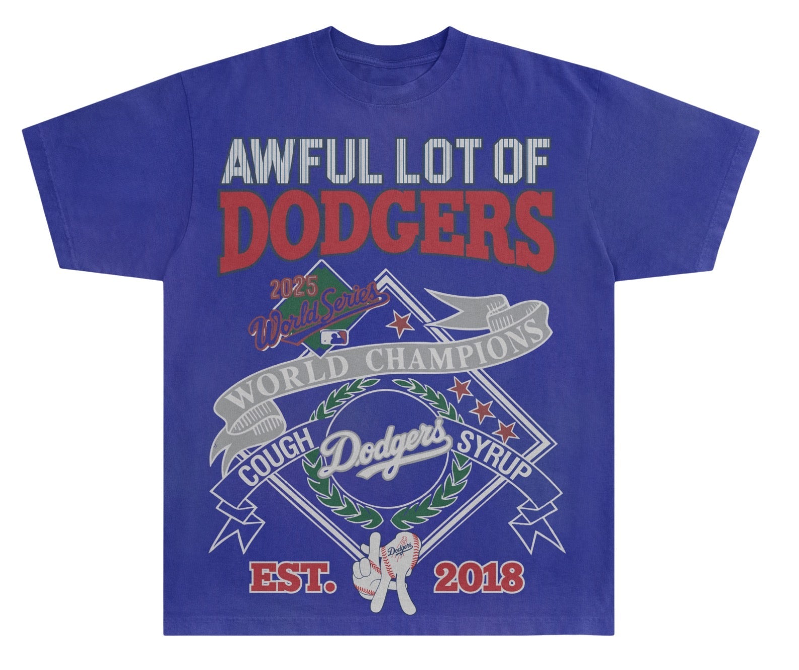 Awful Lot Of Dodgers T-Shirt By Desto Dubb