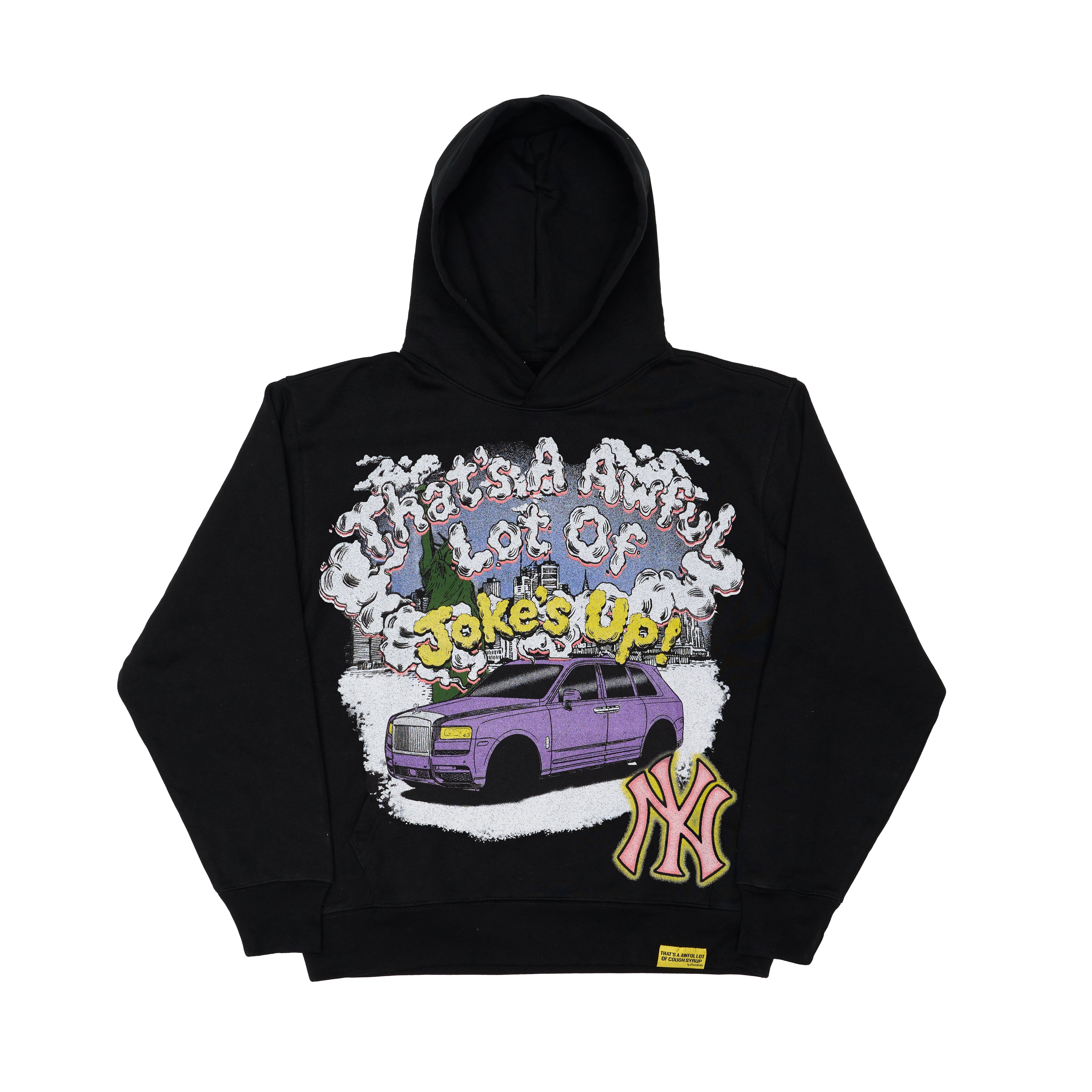 Awful Lot Of Jokes Up Hoodie By Desto Dubb