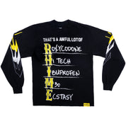 Awful Lot Of Rhime Long Sleeve T-Shirt By Desto Dubb