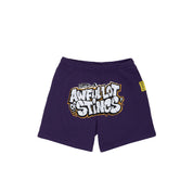 Awful Lot Of Stincs Shorts Purple By Desto Dubb