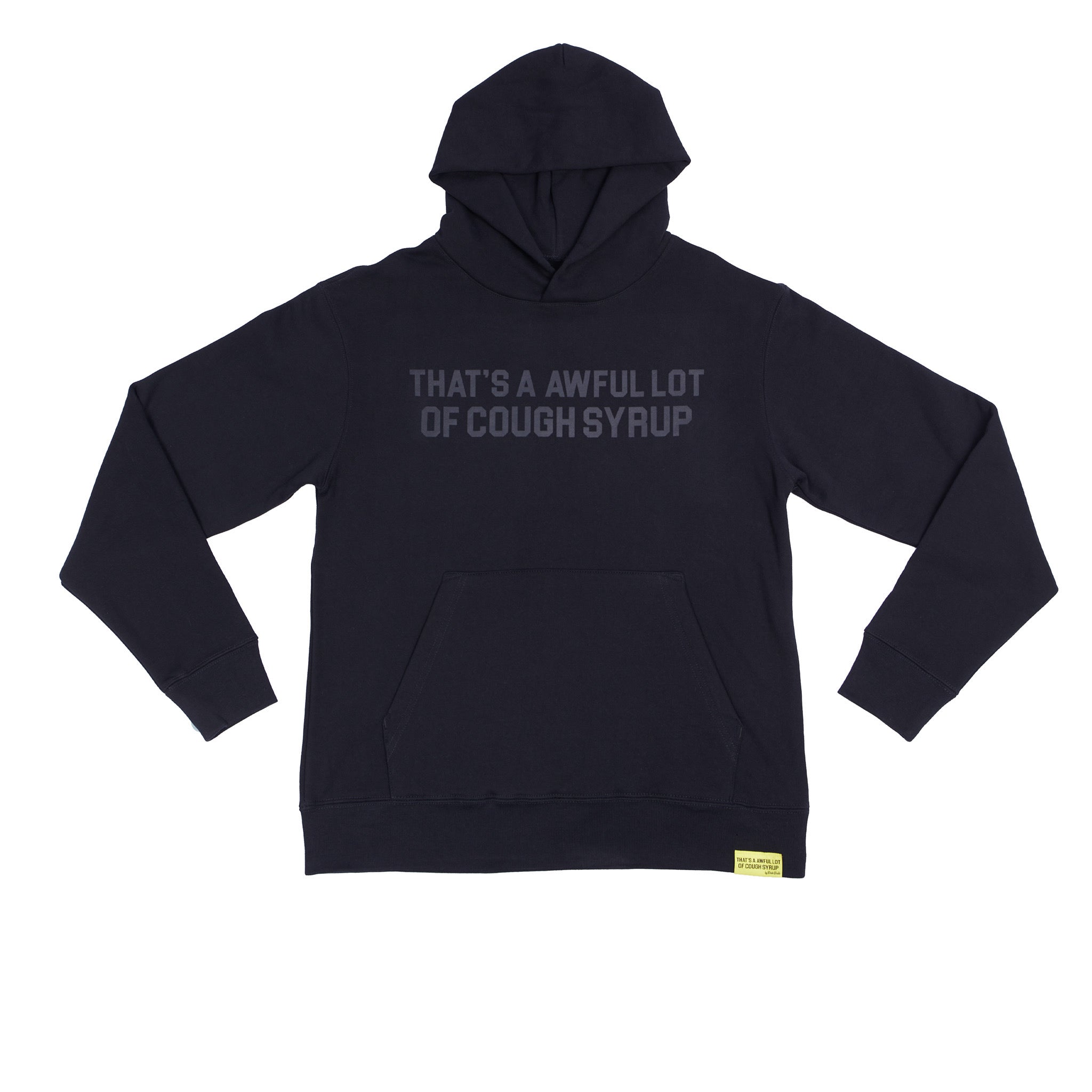 Black Tonal Classic Hoodie By Desto Dubb