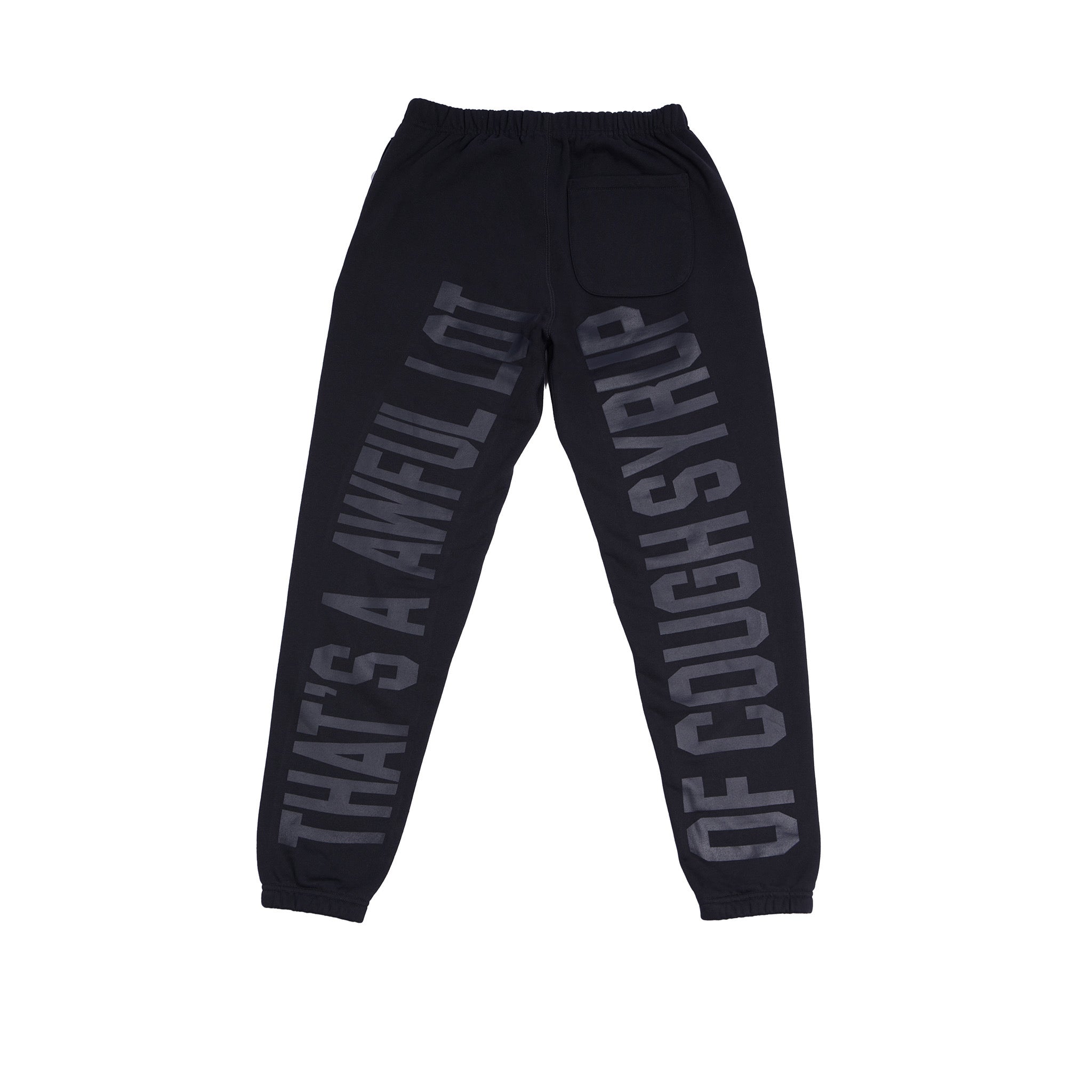Black Tonal Classic Sweatpants By Desto Dubb