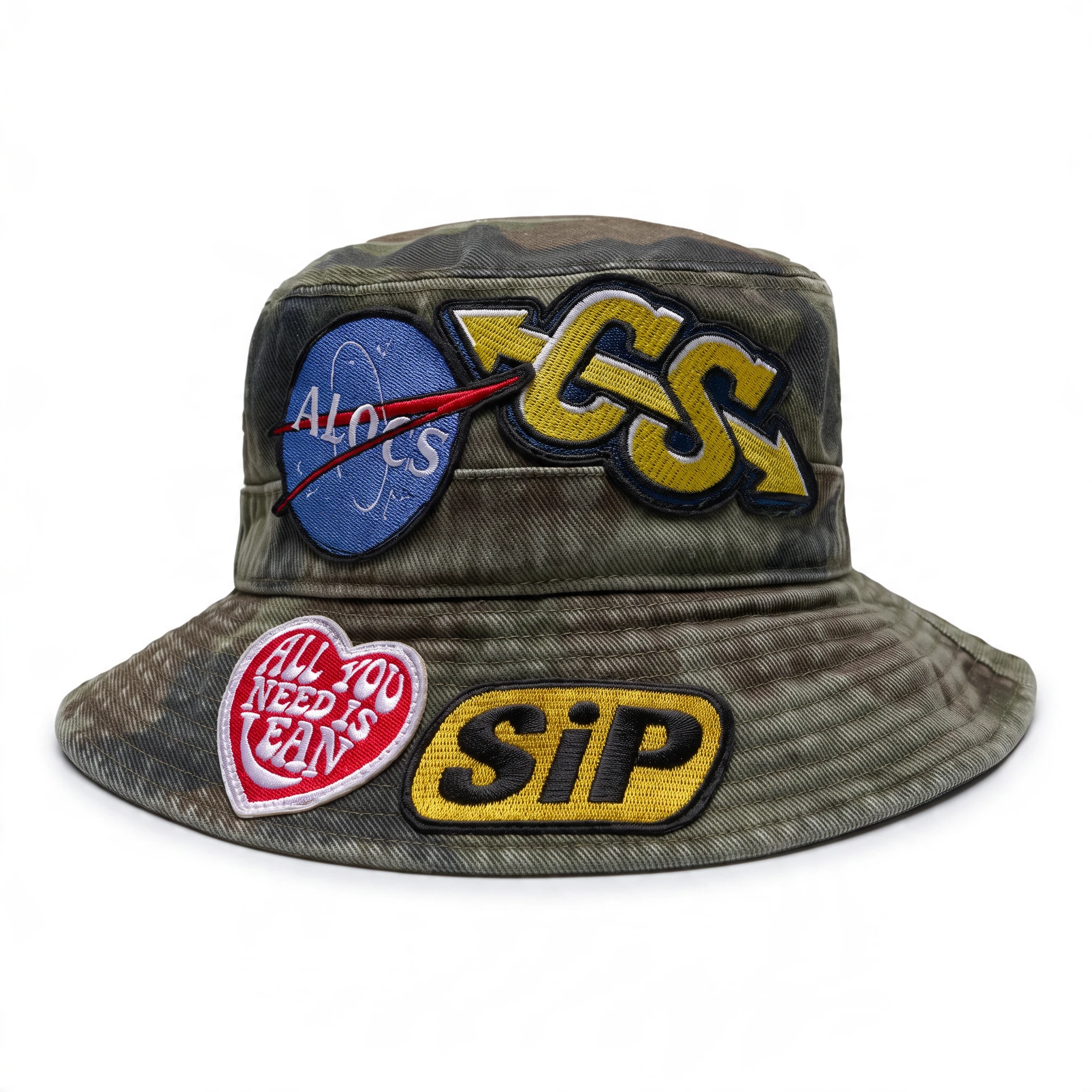 Patchwork Bucket Hat