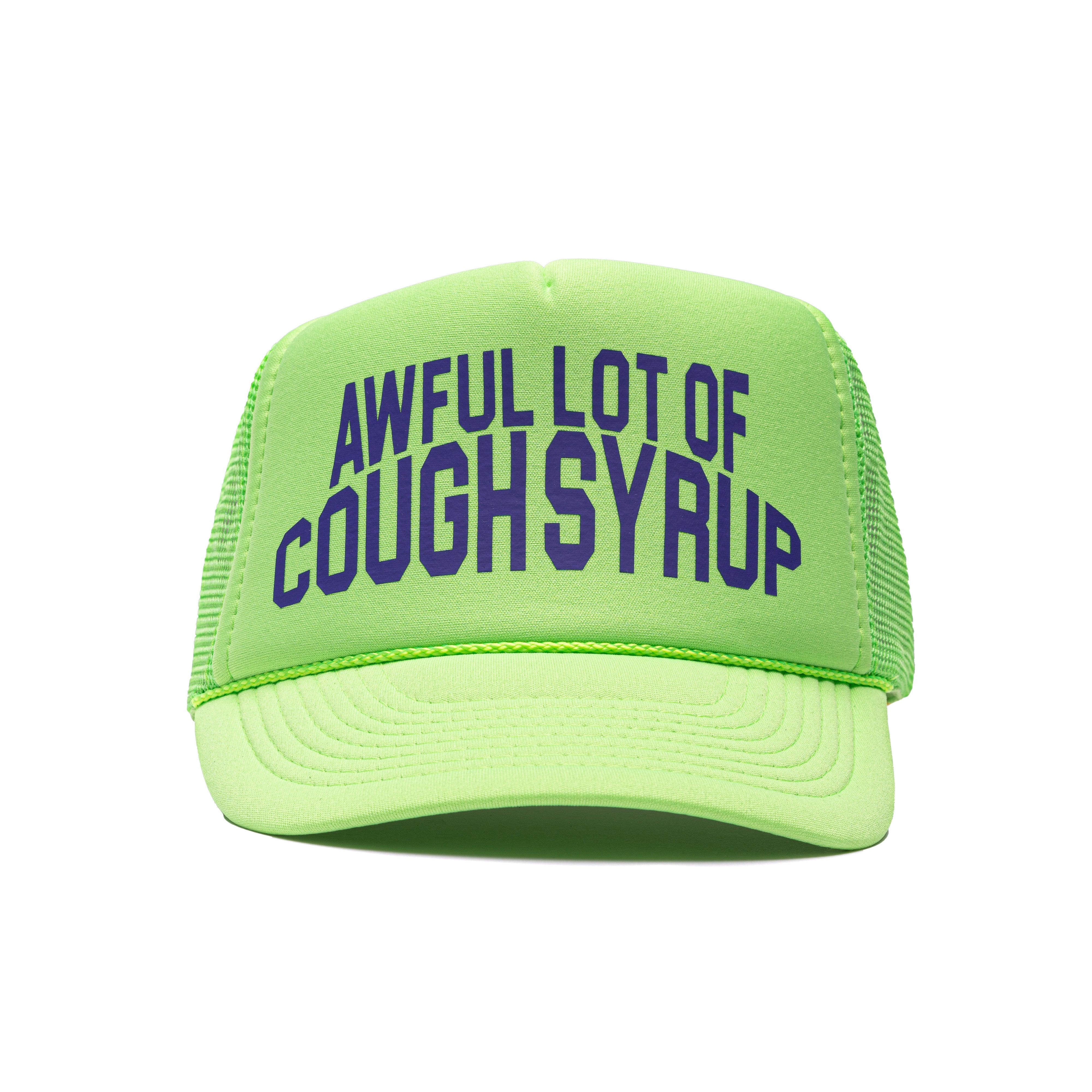 Brand deals New Awful Lot Of Cough Syrup Truck Hat Size OS