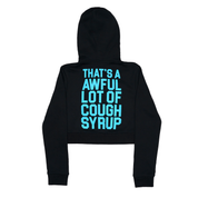 Gamma Blue Classic Crop Hoodie - Women's By Desto Dubb