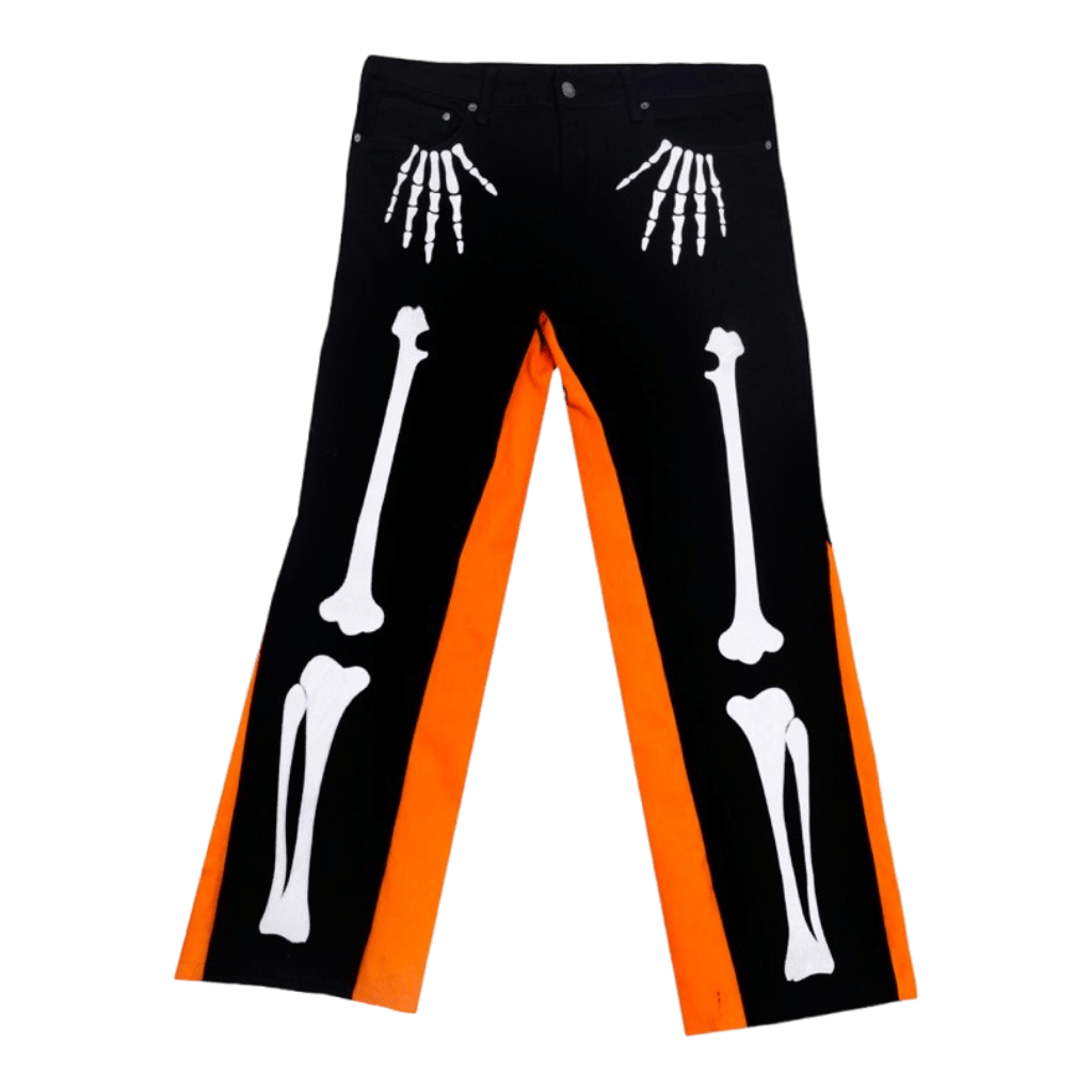 Halloween Denim Pants By Desto Dubb