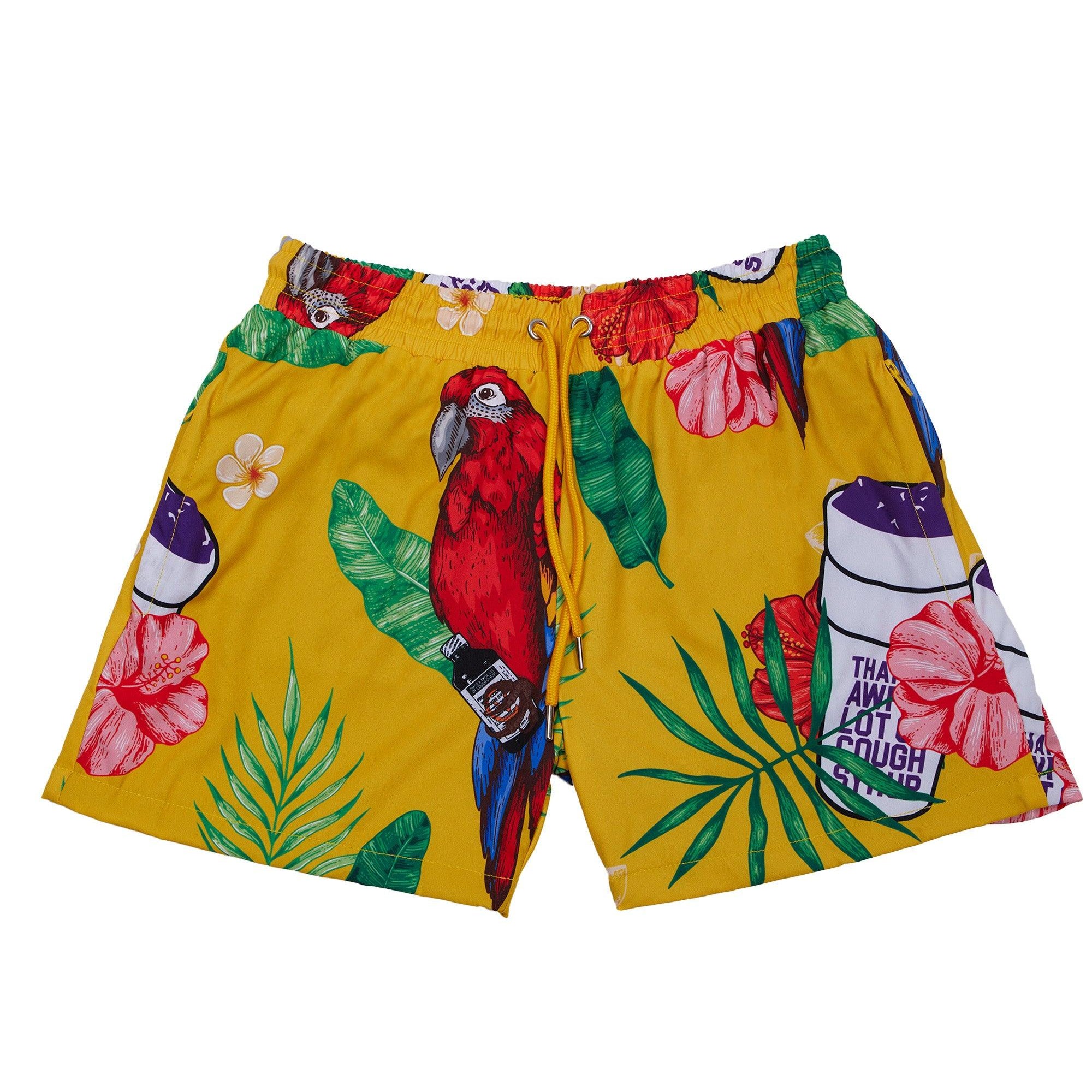 Hawaiian Swim Trunks By Desto Dubb