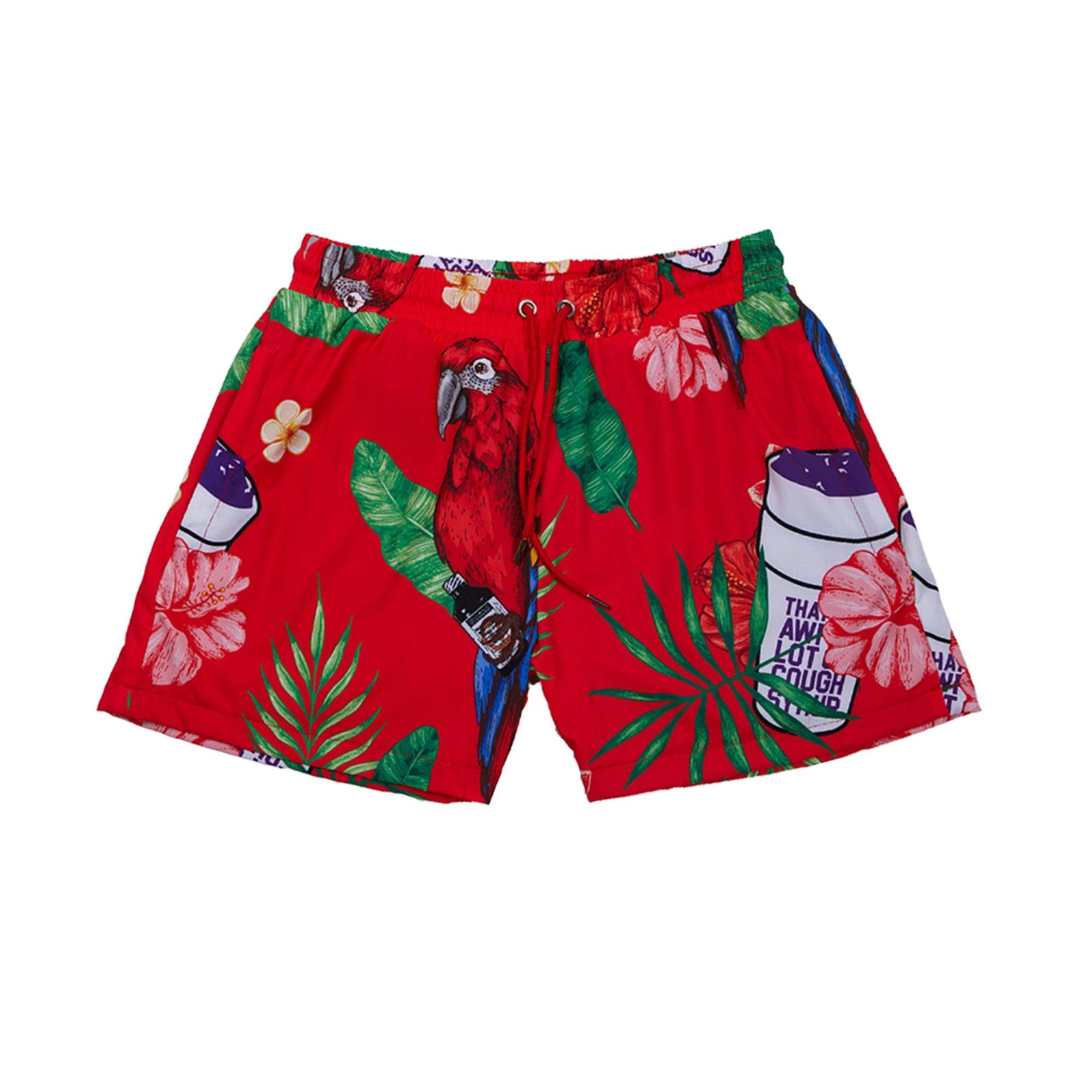 Hawaiian Swim Trunks By Desto Dubb