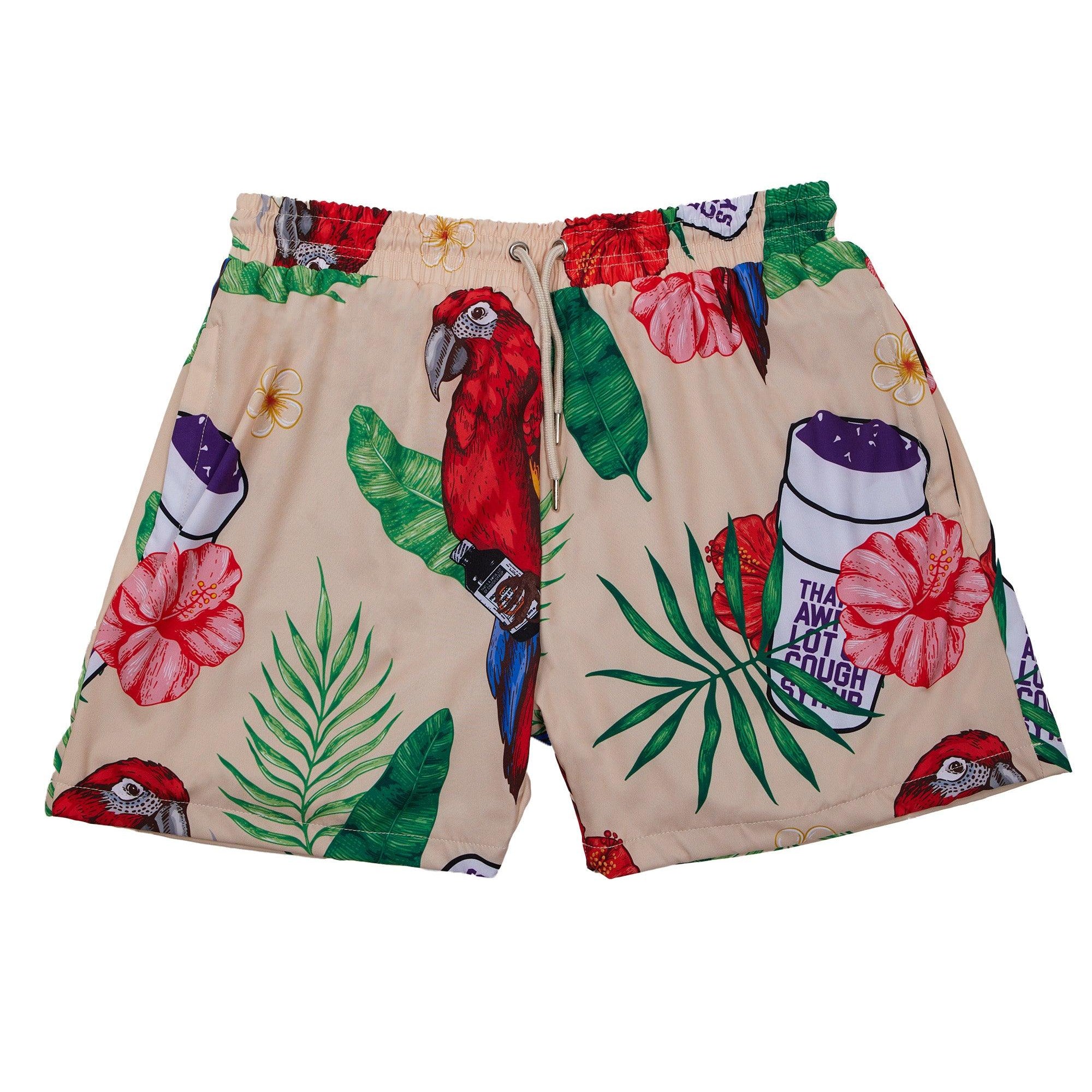 Hawaiian Swim Trunks By Desto Dubb