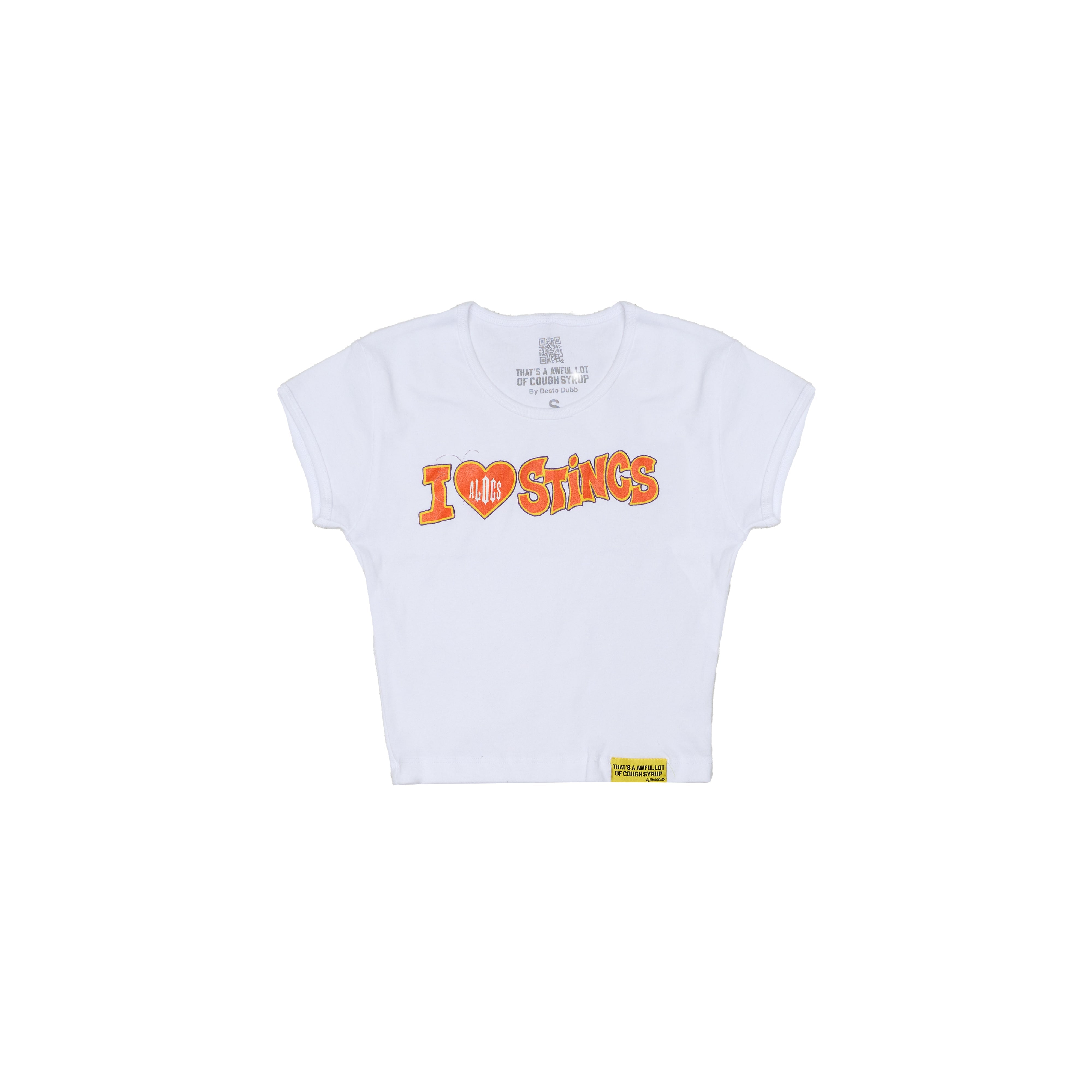 I Love Stincs Crop Top By Desto Dubb