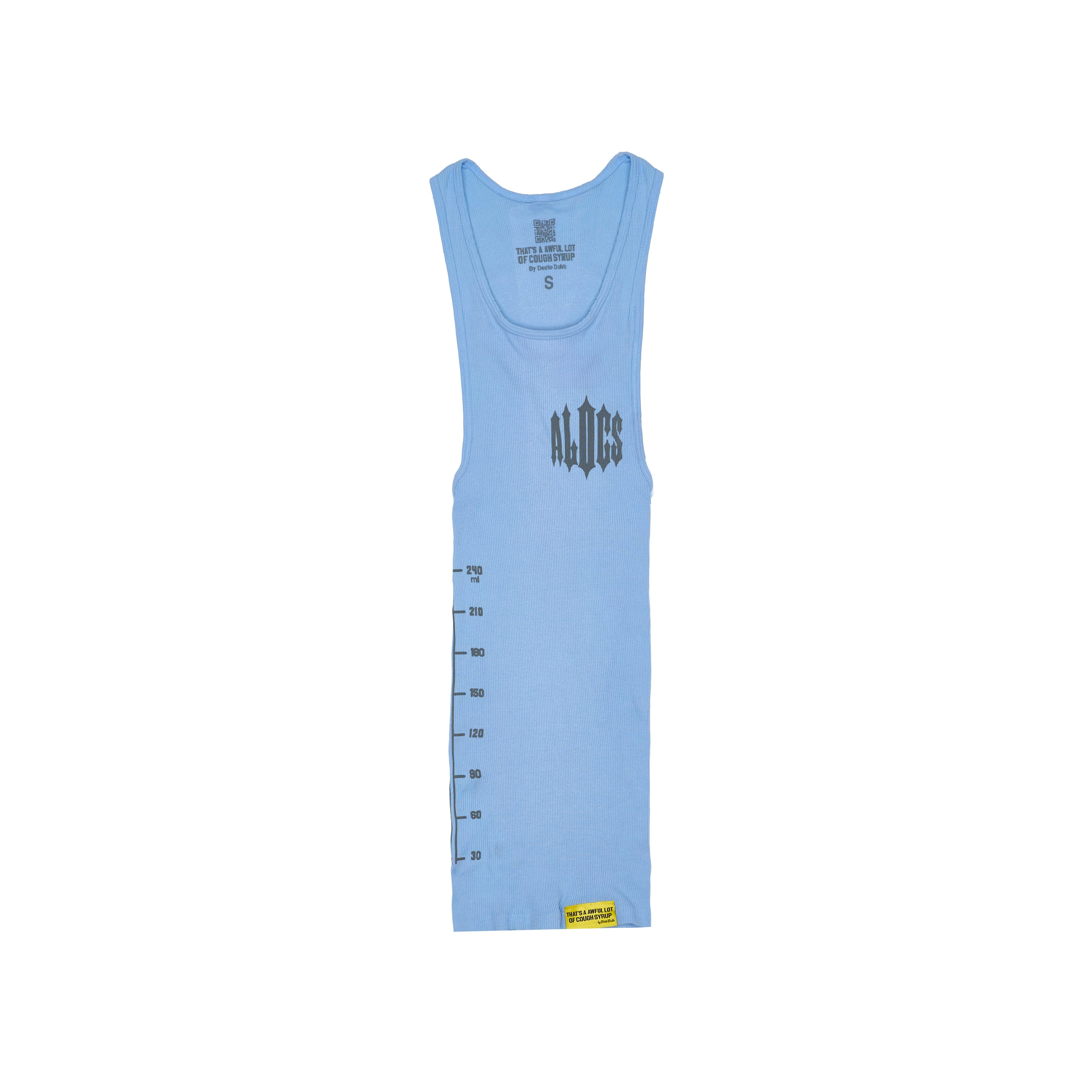 Ice Blue Tank Top By Desto Dubb
