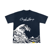 Japanese Wave Tee By Desto Dubb