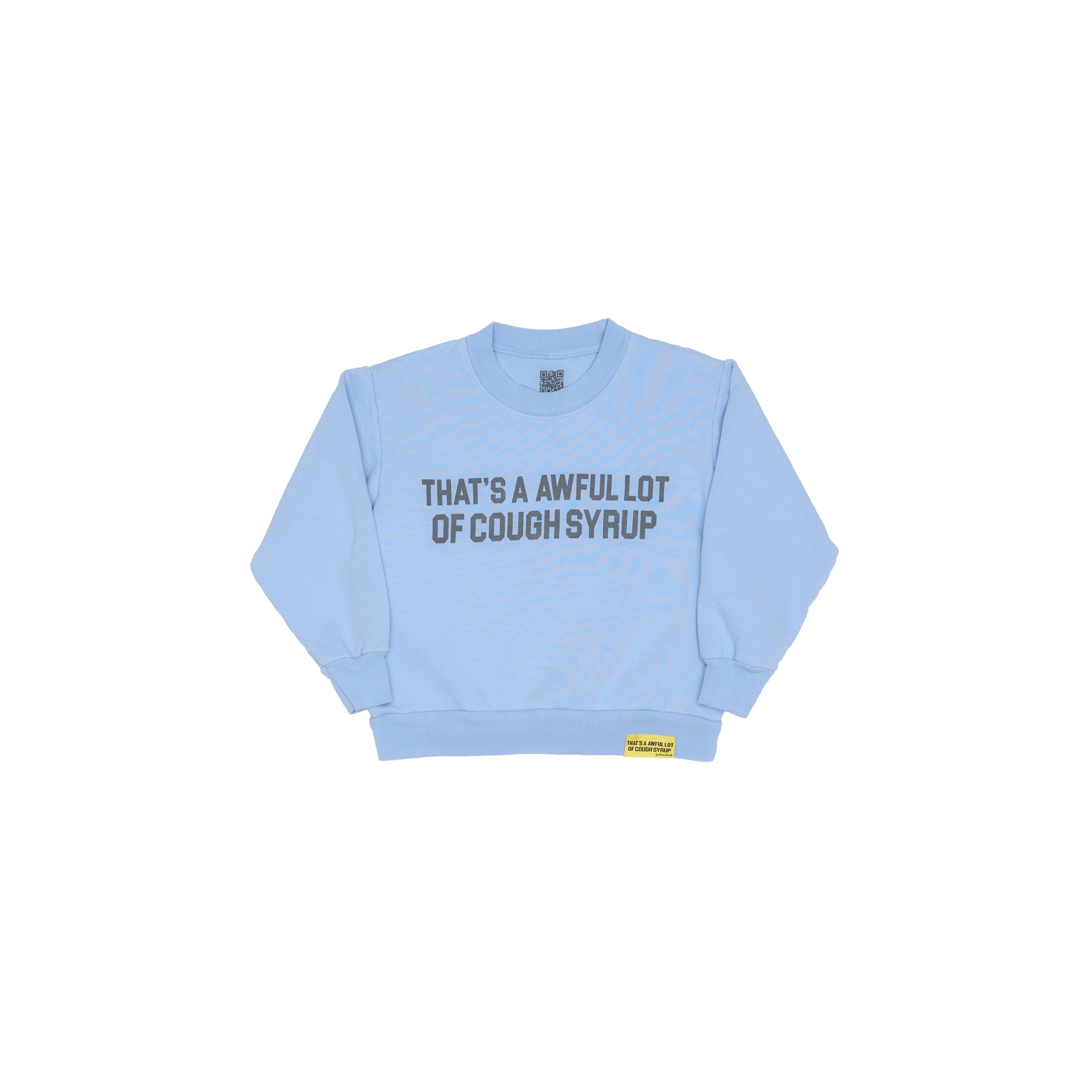 Kids Ice Blue Crewneck By Desto Dubb