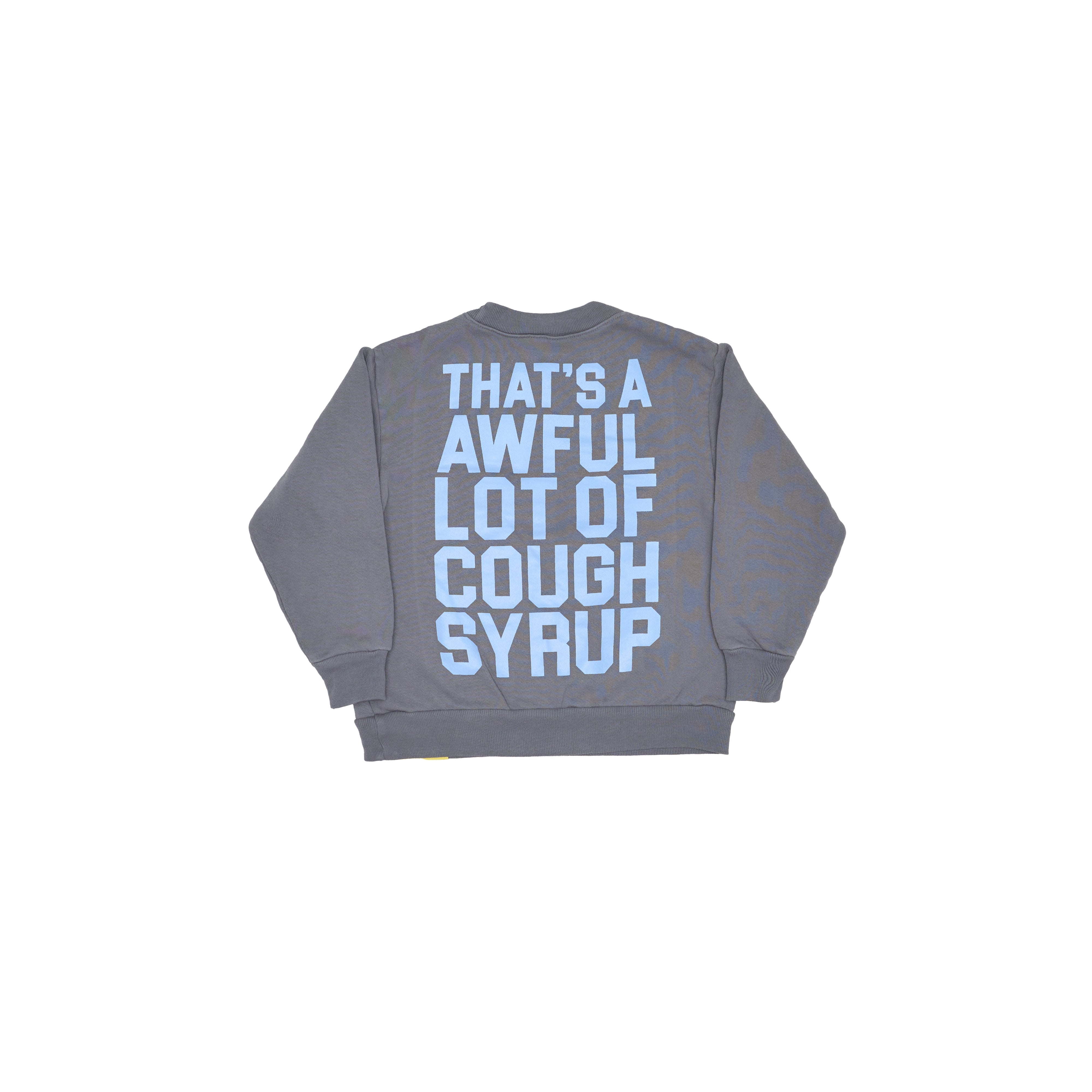 Kids Wolf Grey Crewneck By Desto Dubb