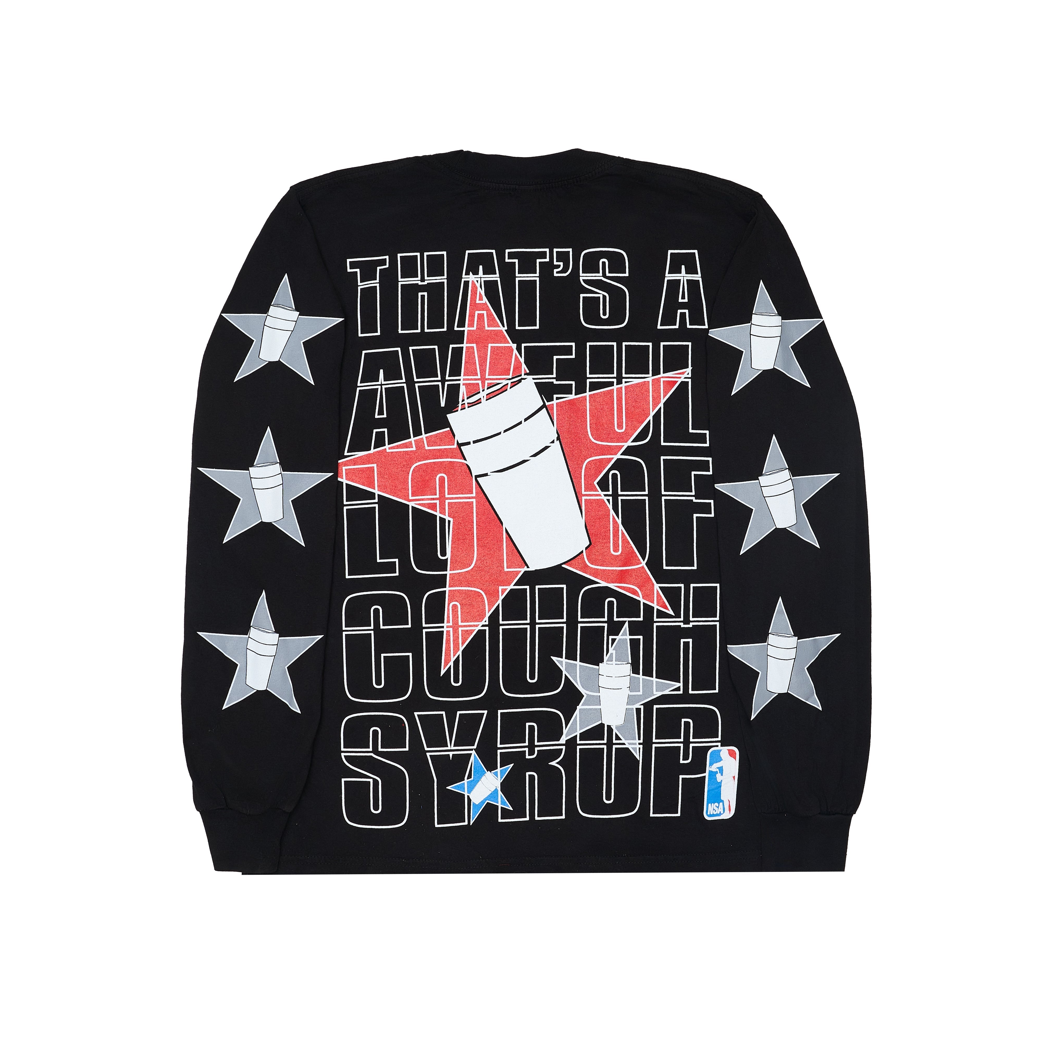 NSA All - Star Long Sleeve T-Shirt By Desto Dubb