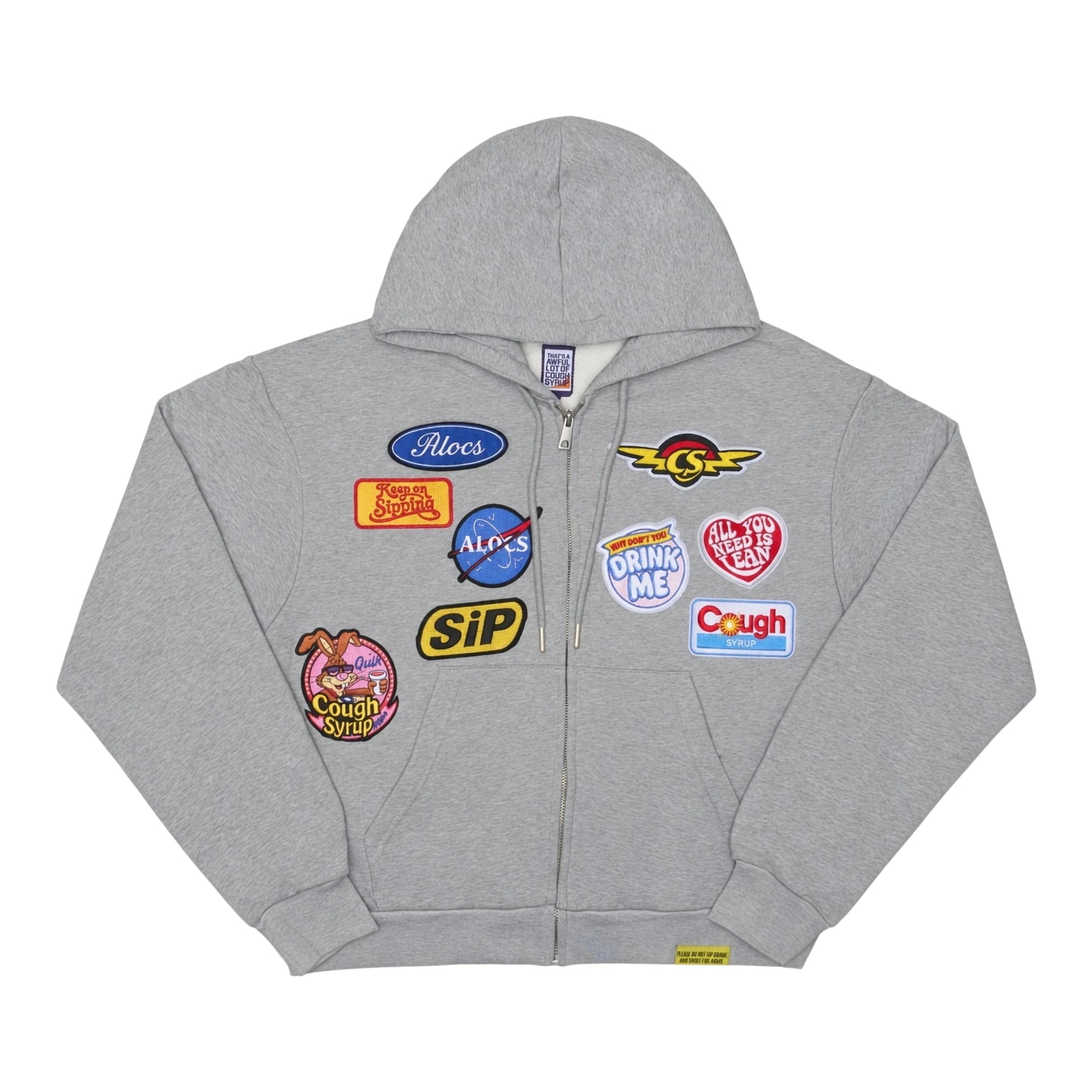 Patchwork Zip-Up Hoodie By Desto Dubb