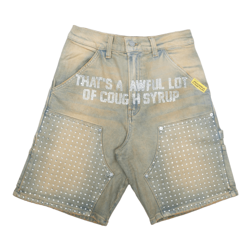 Rhinestone Shorts By Desto Dubb