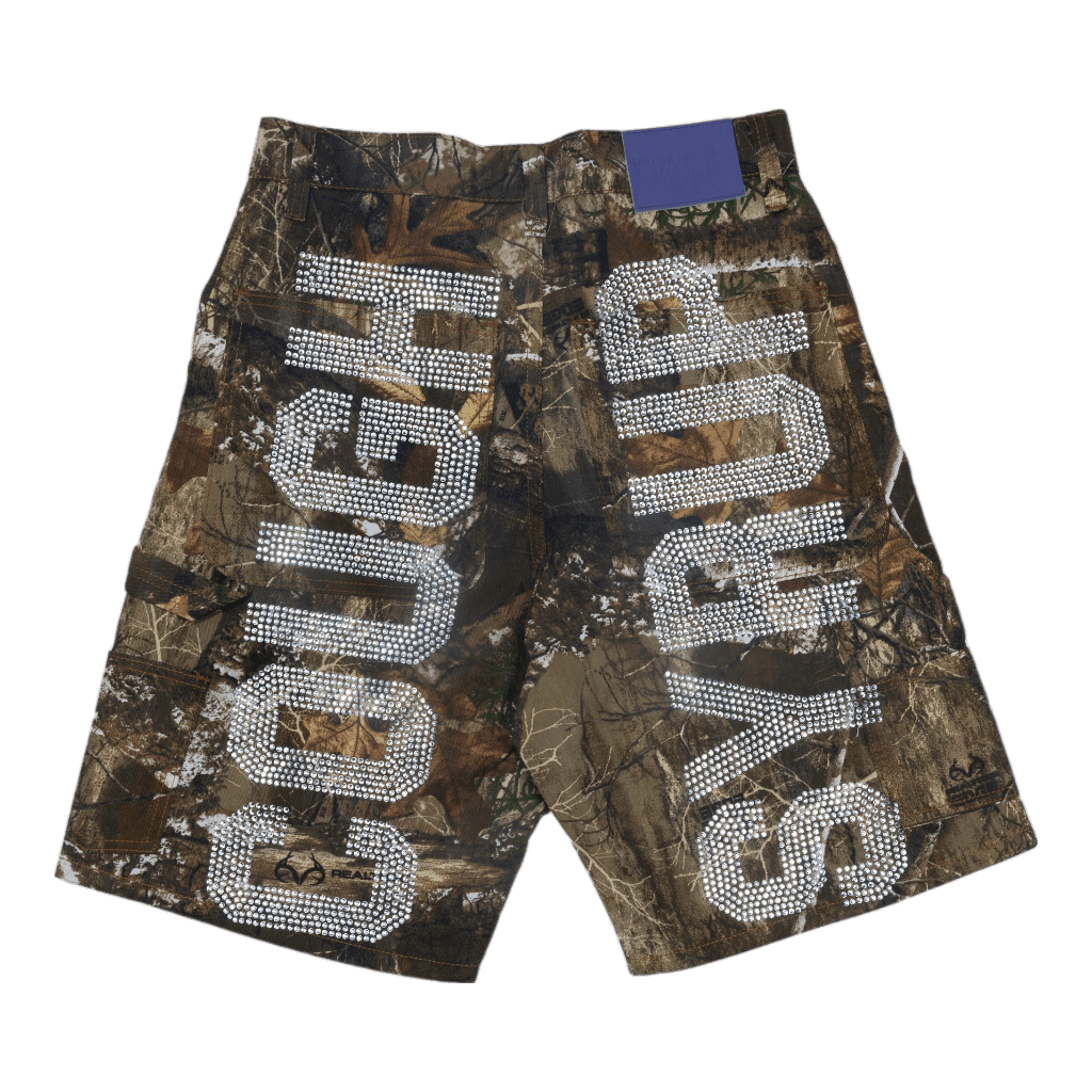 Rhinestone Shorts By Desto Dubb