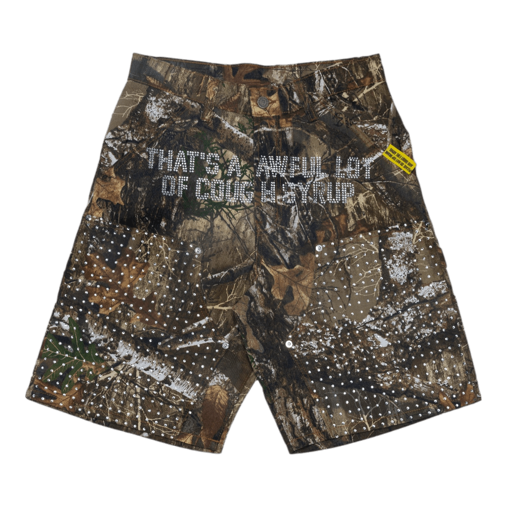 Rhinestone Shorts By Desto Dubb