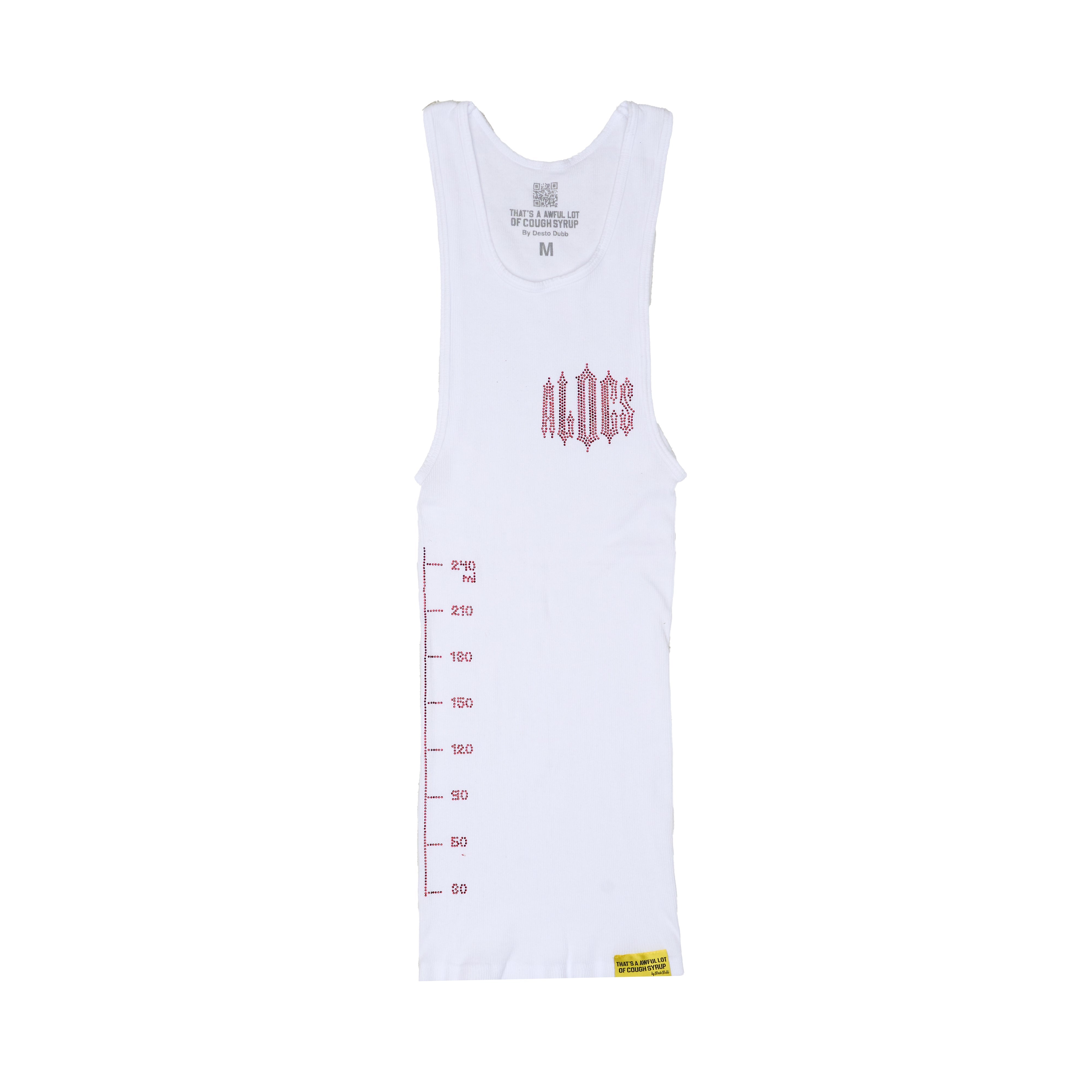 Rhinestone Tank Top By Desto Dubb