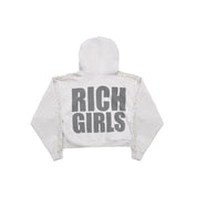 Rich Girls Crop Hoodie By Desto Dubb