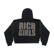 Rich Girls Crop Hoodie By Desto Dubb
