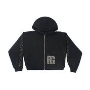 Rich Girls Crop Hoodie By Desto Dubb