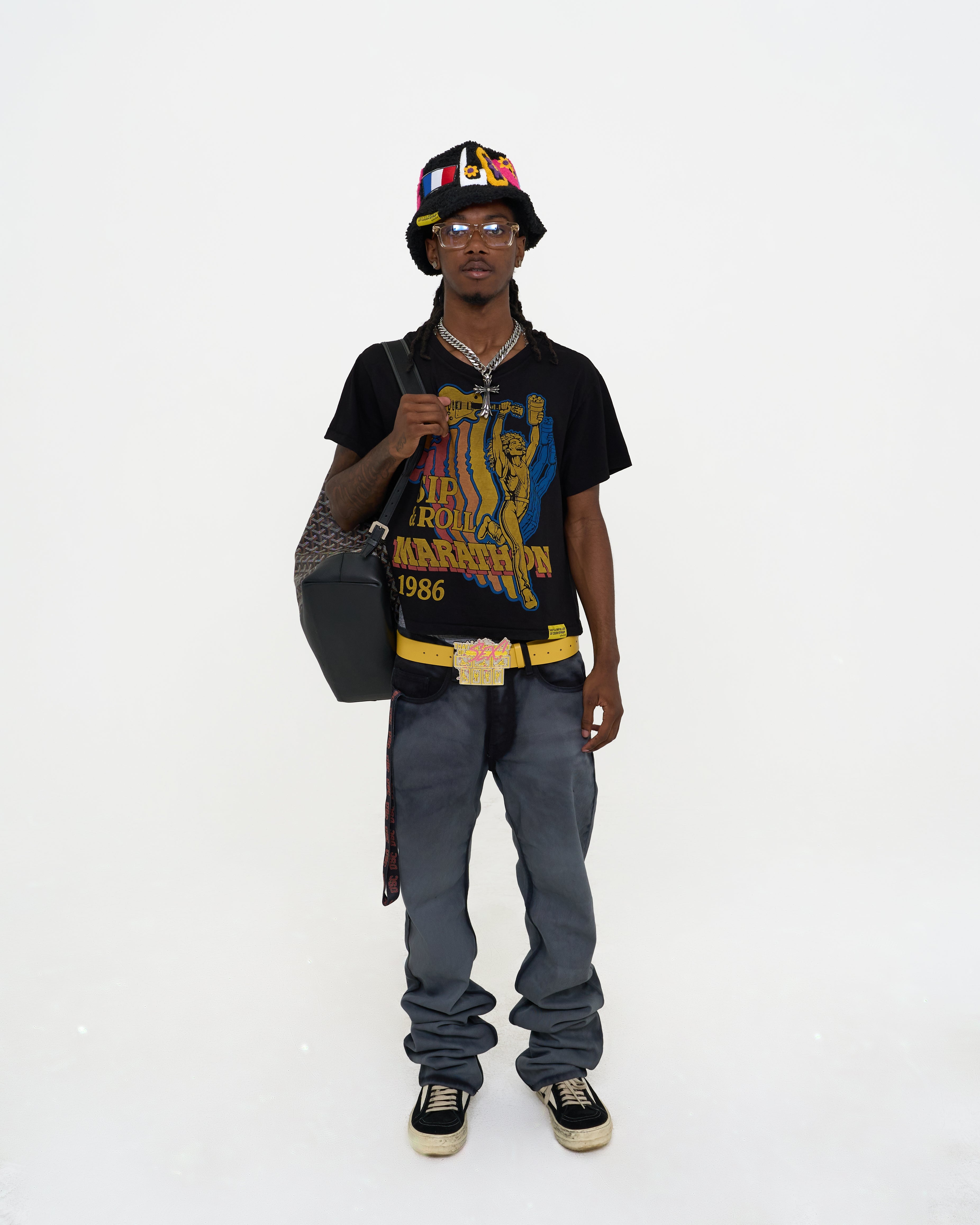 Sip & Roll Marathon T-Shirt By Desto Dubb