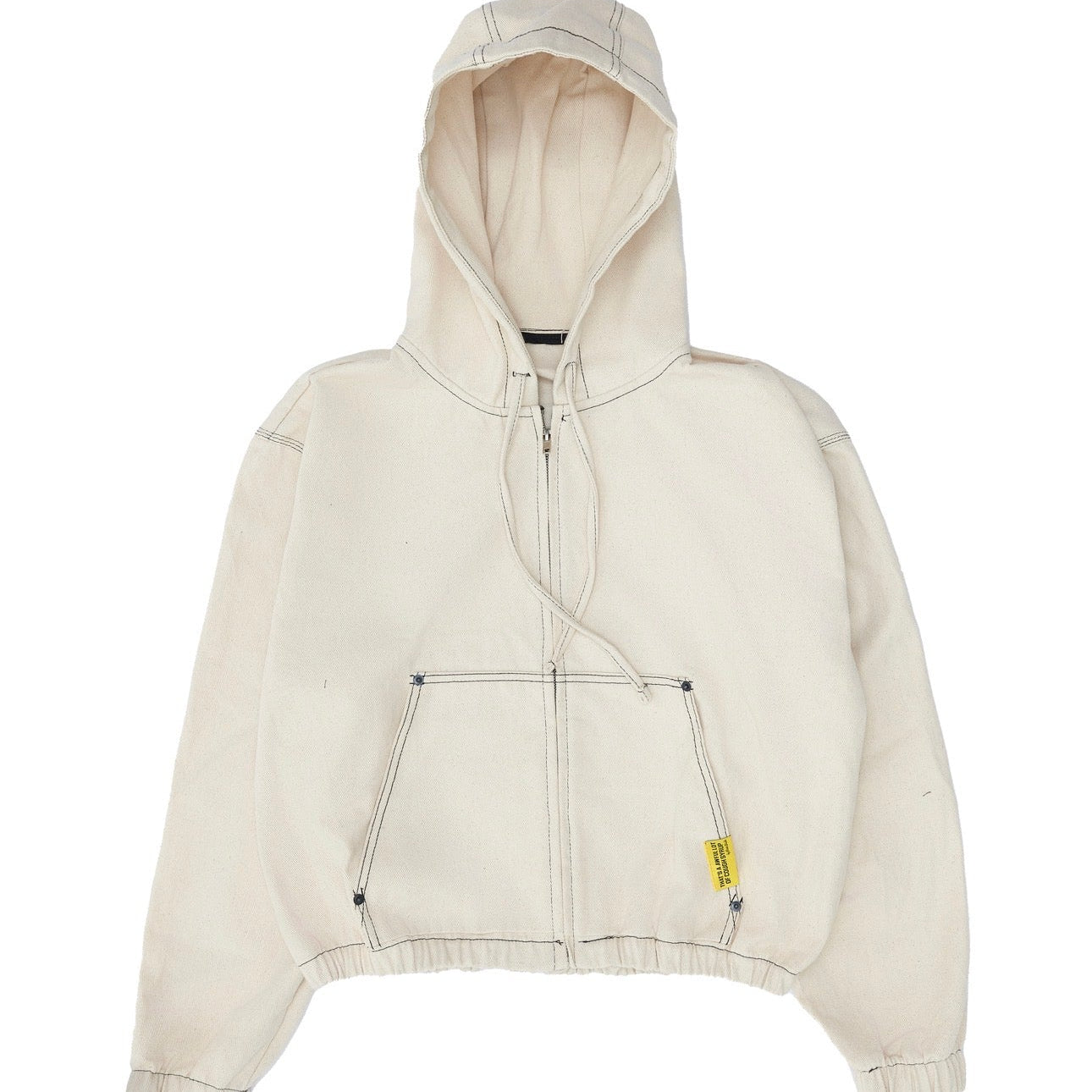 Tan ALOCS Denim Jacket By Desto Dubb