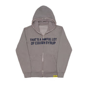 Grey & Blue Classic Zip-UP Hoodie